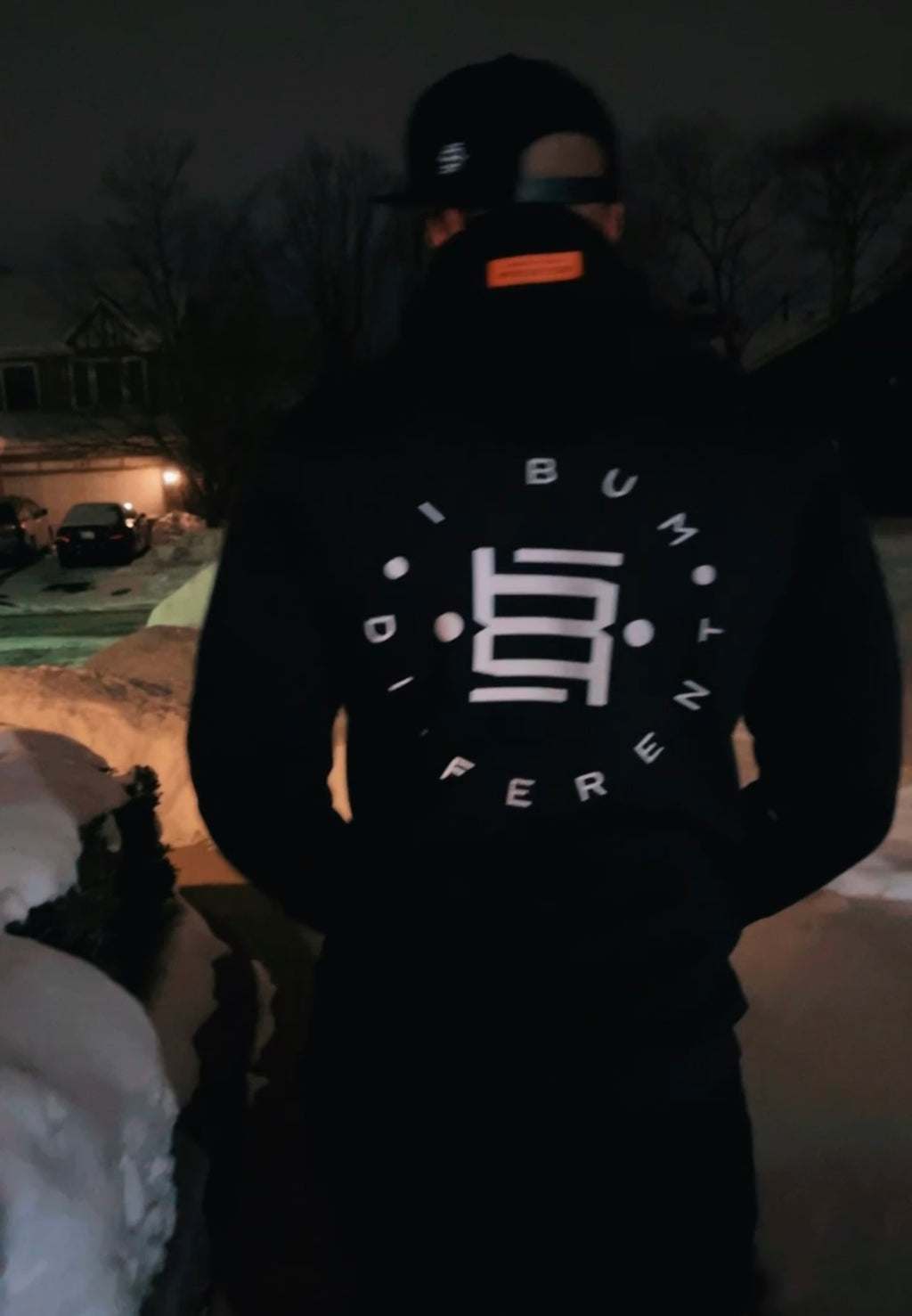 Fly a** bum “Ghost” reflective hoodie